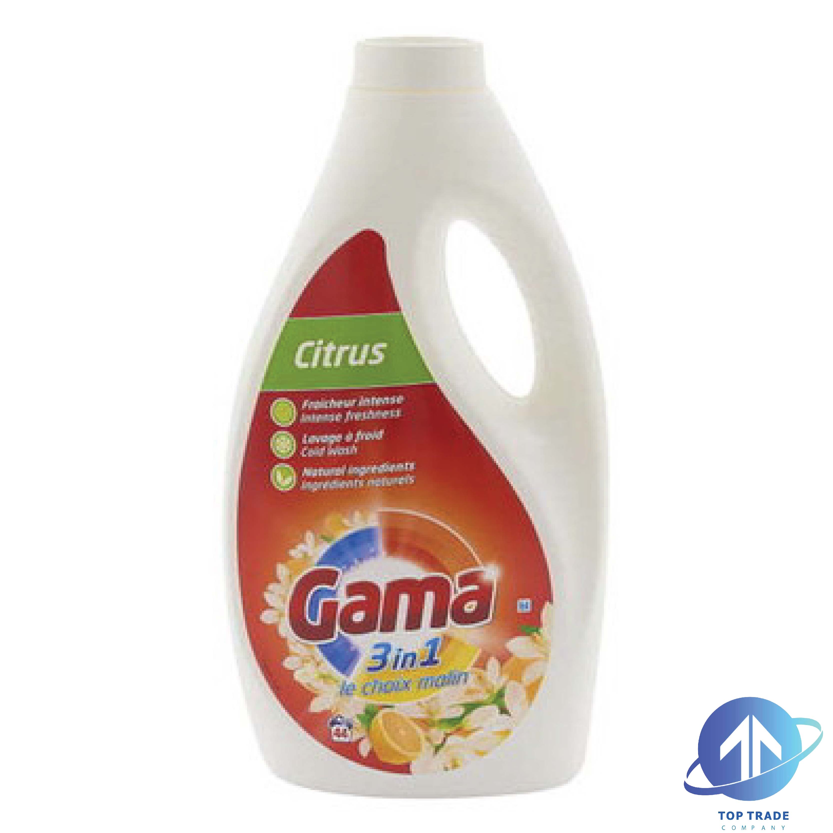 Gama washing liquid 2,2l/44sc 3 in 1 Citrus